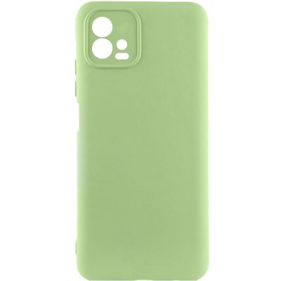 Чохол TPU GETMAN Liquid Silk Full Camera для Motorola Moto G72 Зелений / Pistachio