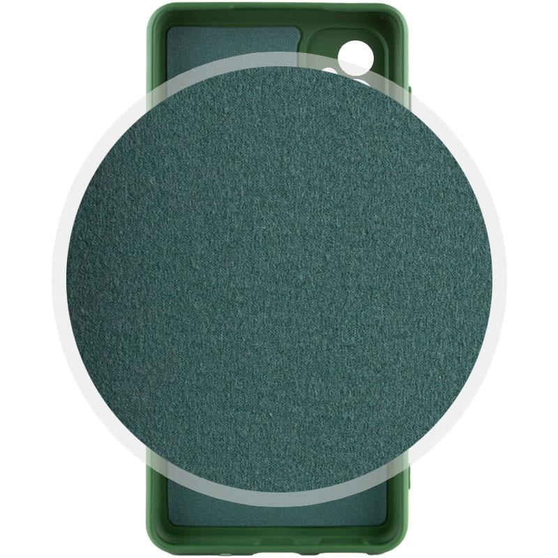 Чохол TPU GETMAN Liquid Silk Full Camera для Motorola Moto G24 Синій / Royal blue