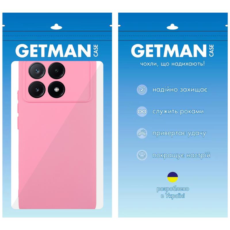 Чохол TPU GETMAN Liquid Silk Full Camera для Xiaomi Poco X6 Pro