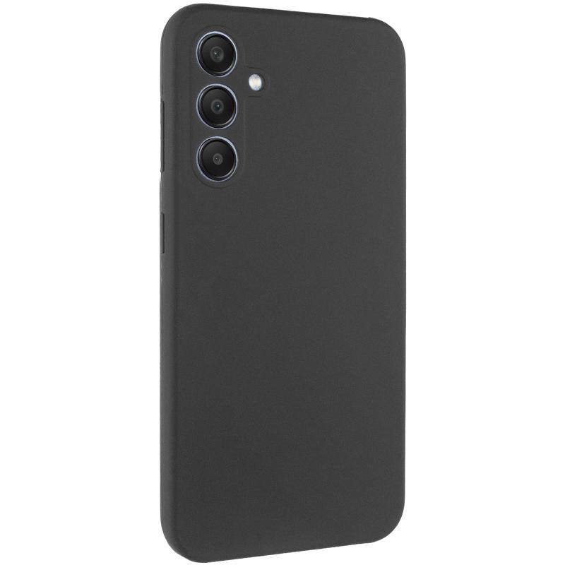 Чохол TPU GETMAN Liquid Silk Full Camera для Samsung Galaxy S25 / S24 Чорний / Black