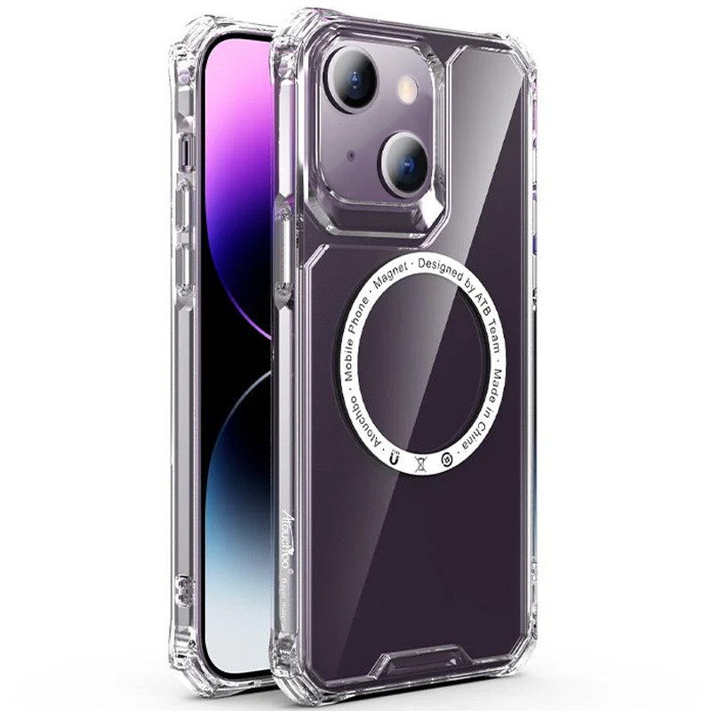 Чохол TPU Gorilla with Magnetic Fit для Apple iPhone 15 (6.1") Clear