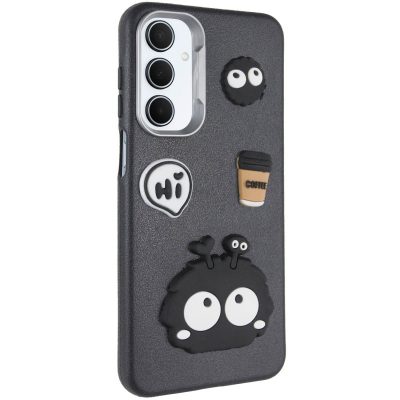 Чохол TPU Leather Toys для Samsung Galaxy A25 5G Monster / Black