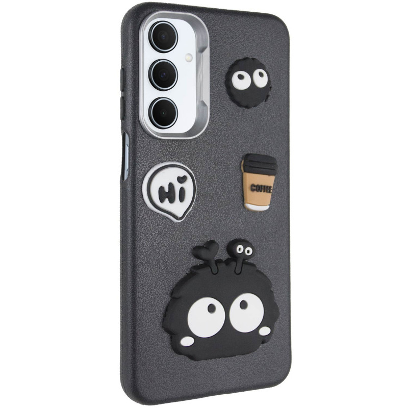 Чохол TPU Leather Toys для Samsung Galaxy A25 5G Monster / Black