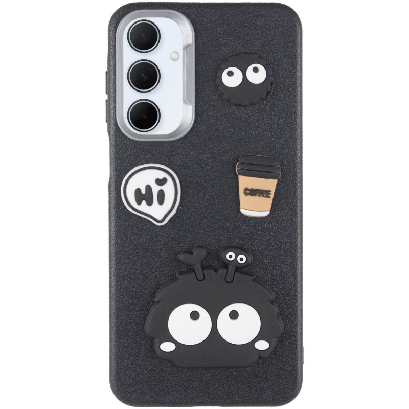 Чохол TPU Leather Toys для Samsung Galaxy A25 5G Monster / Black