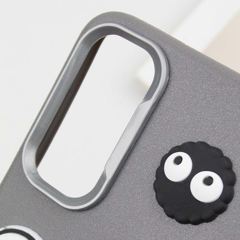 Чохол TPU Leather Toys для Samsung Galaxy S24 FE Monster / Grey