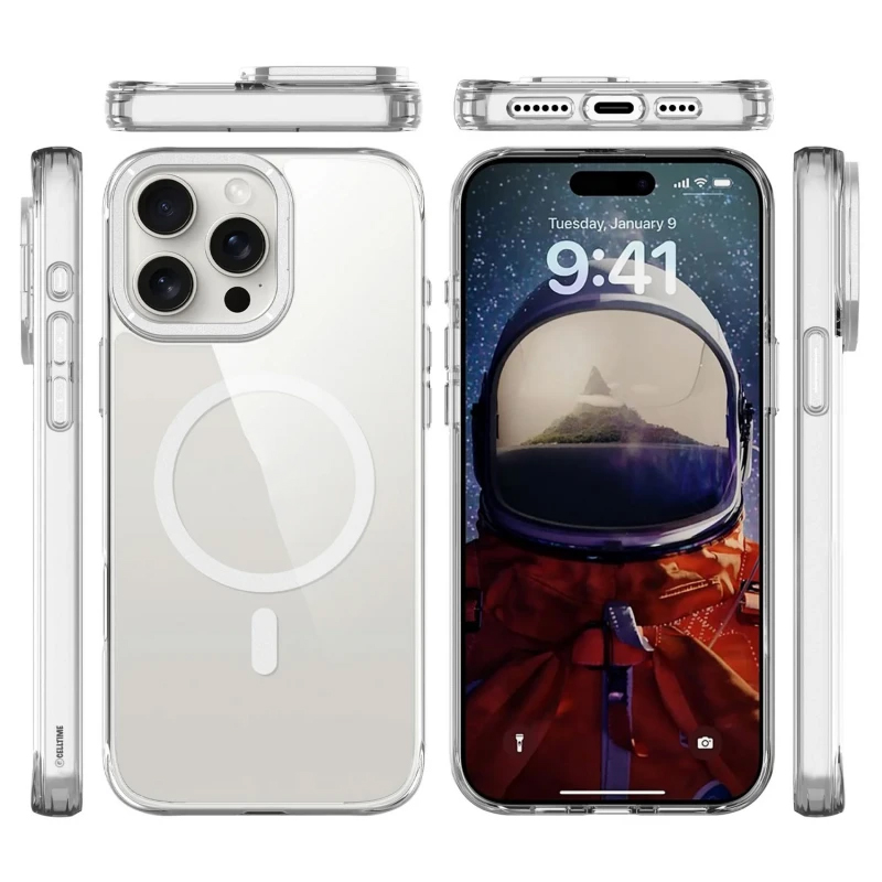 Чохол TPU Space Case Apex with Magnetic Fit для Apple iPhone 15 Pro (6.1")