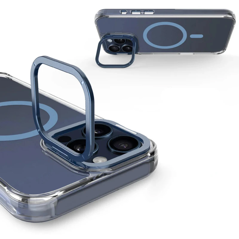 Чохол TPU Space Case Apex with Magnetic Fit для Apple iPhone 15 Pro Max (6.7") Navy Blue