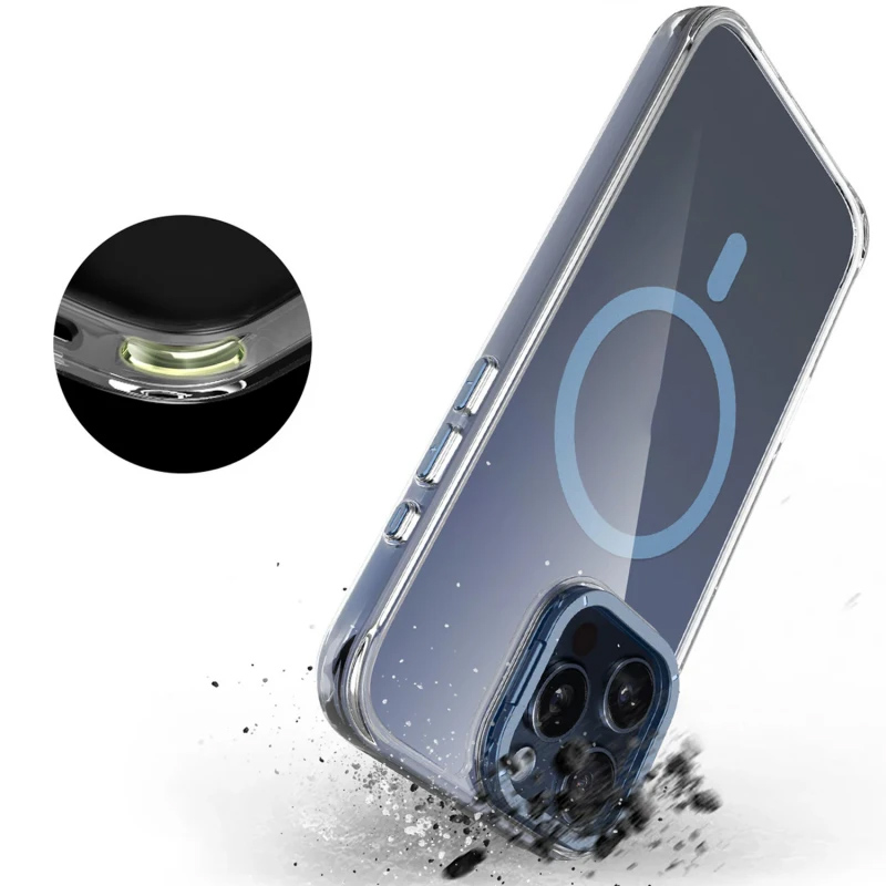 Чохол TPU Space Case Apex with Magnetic Fit для Apple iPhone 15 Pro Max (6.7") Navy Blue