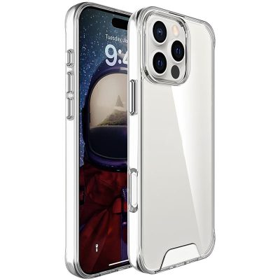 Чохол TPU Space Case transparent для Apple iPhone 16 Pro (6.3") Прозорий