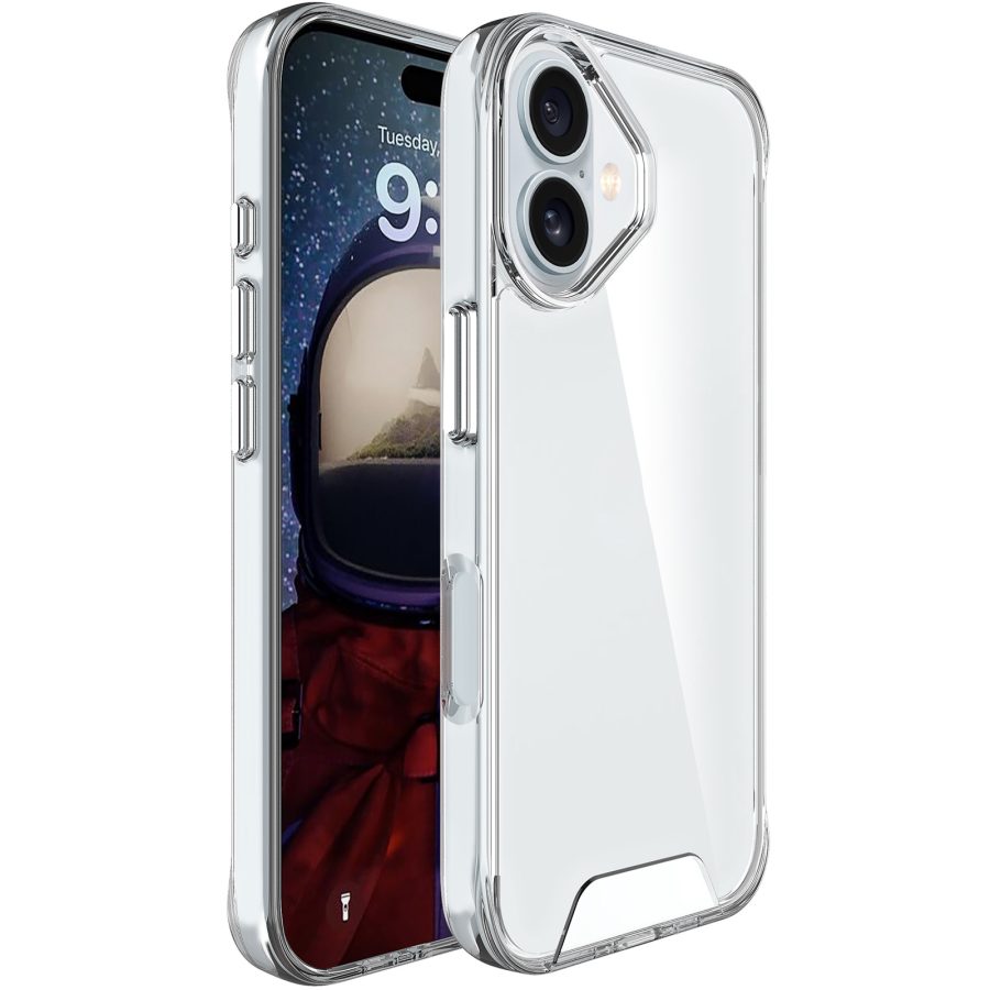 Чохол TPU Space Case transparent для Apple iPhone 17 (6.3") Прозорий