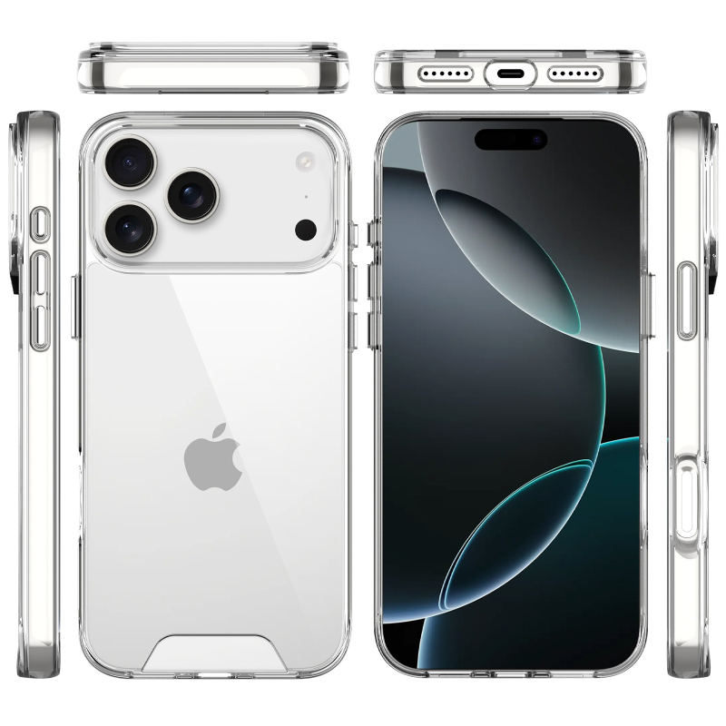 Чохол TPU Space Case transparent для Apple iPhone 17 Pro / 18 Pro (6.3") Прозорий
