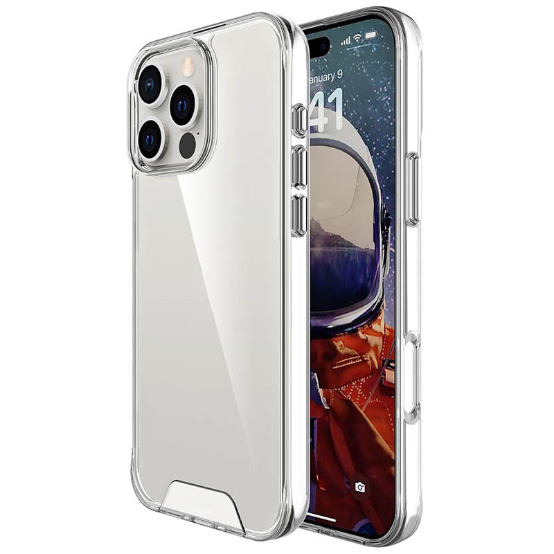 Чохол TPU Space Case transparent для Apple iPhone 16 Pro (6.3") Прозорий