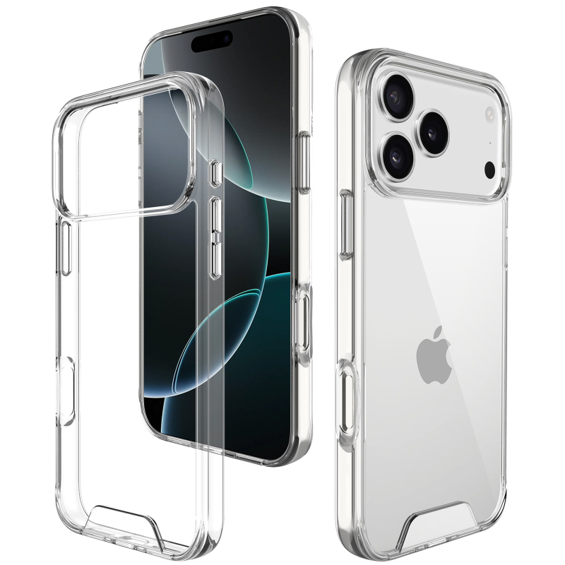 Чохол TPU Space Case transparent для Apple iPhone 17 Pro / 18 Pro (6.3") Прозорий