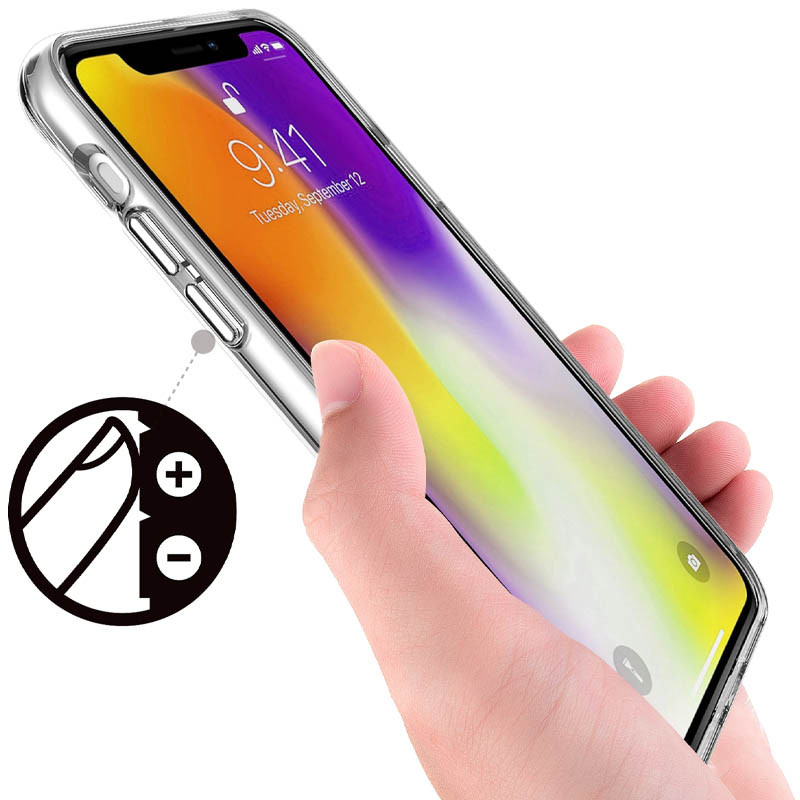 Чохол TPU Space Case transparent для Apple iPhone 7 / 8 / SE (2020) (4.7") Прозорий