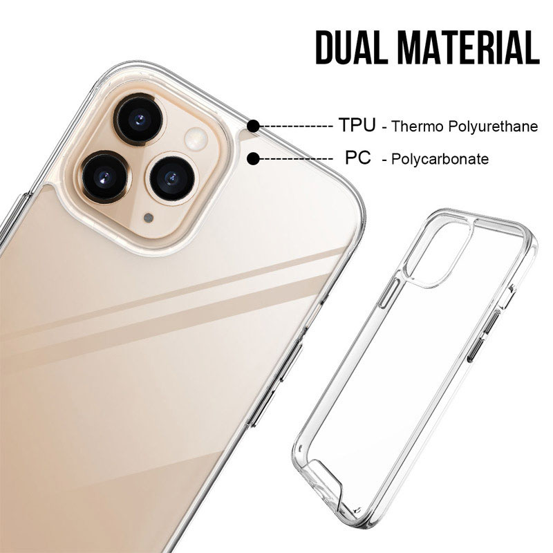 Чохол TPU Space Case transparent для Apple iPhone 12 Pro Max (6.7") Прозорий