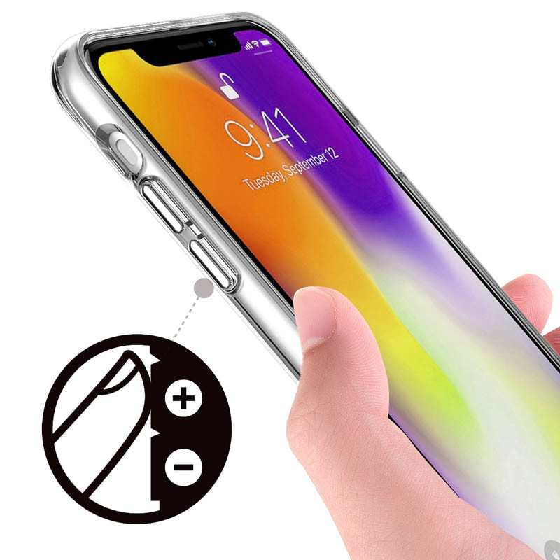 Чохол TPU Space Case transparent для Apple iPhone 11 Pro (5.8") Прозорий