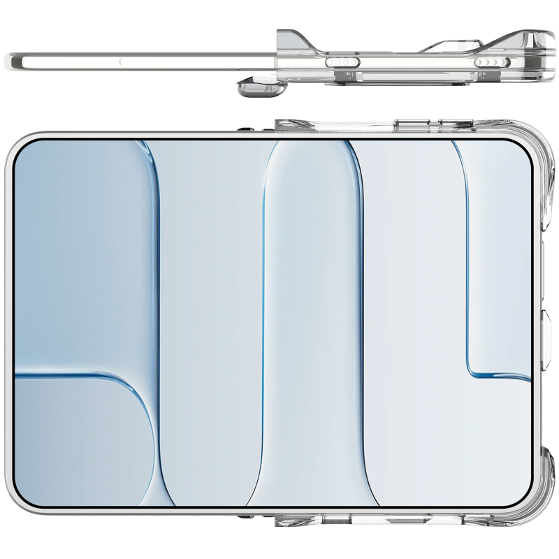 Чохол TPU Space Case with Magnetic Fit для Apple iPhone Duo (5.4/7.6") Прозорий