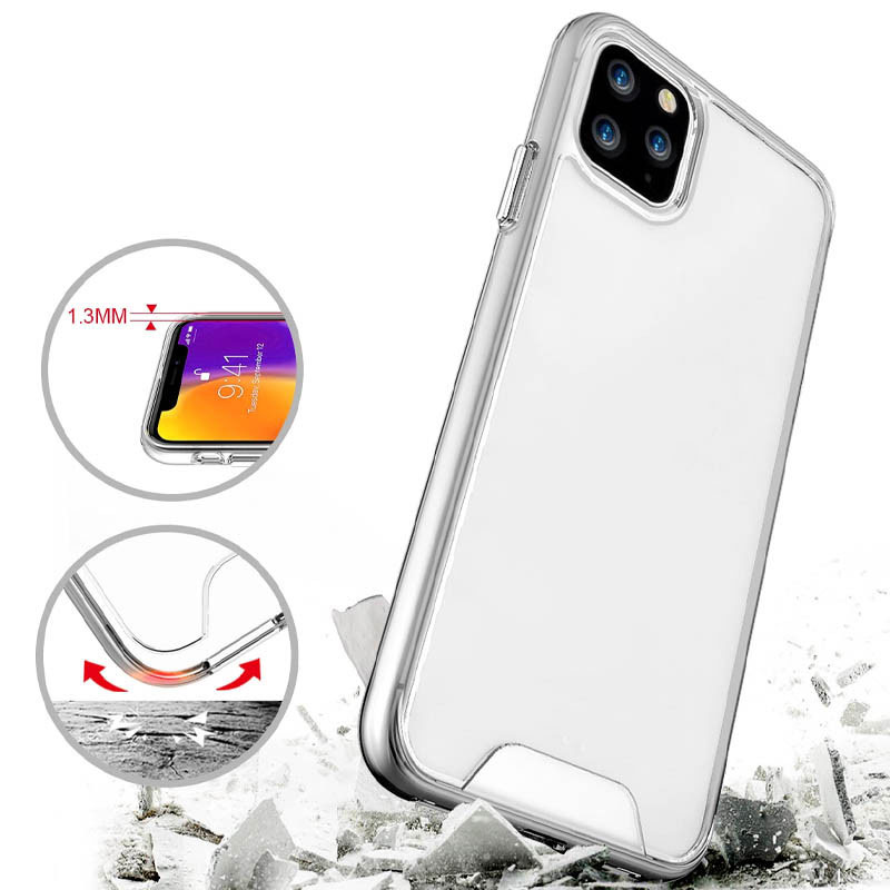 Чохол TPU Space Case transparent для Apple iPhone 11 Pro (5.8") Прозорий