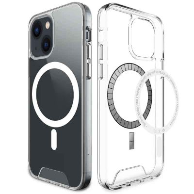 Чохол TPU Space Case with Magnetic Fit для Apple iPhone 13 mini (5.4") Прозорий