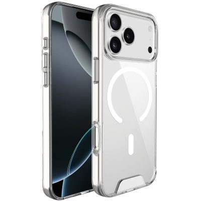 Чохол TPU Space Case with Magnetic Fit для Apple iPhone 17 Pro Max (6.9") Прозорий