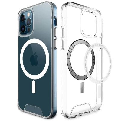 Чохол TPU Space Case with Magnetic Fit для Apple iPhone 11 Pro Max (6.5") Прозорий