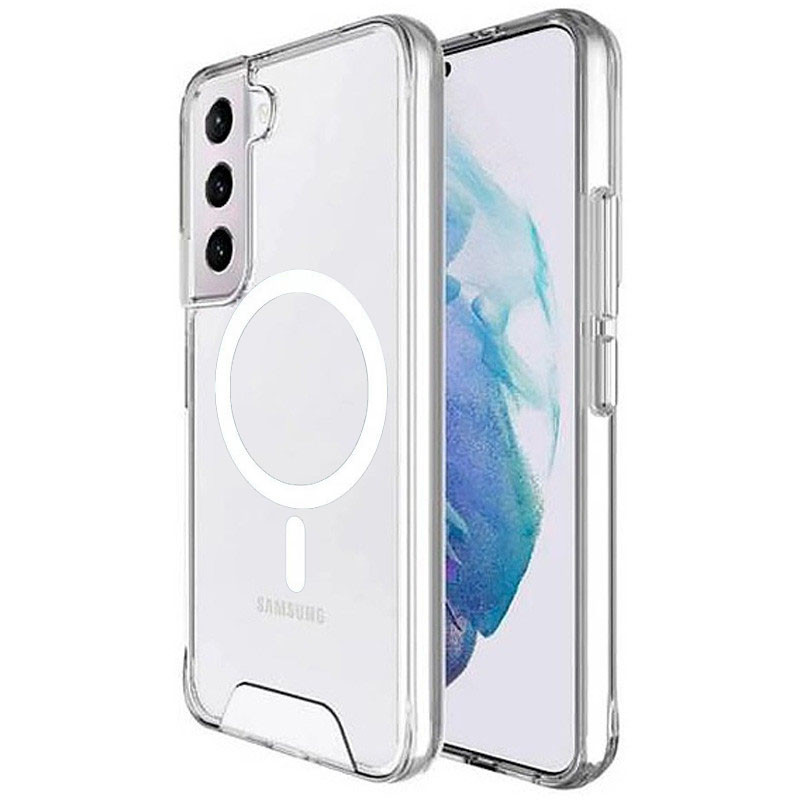 Чохол TPU Space Case with Magnetic Fit для Samsung Galaxy S21 FE Прозорий