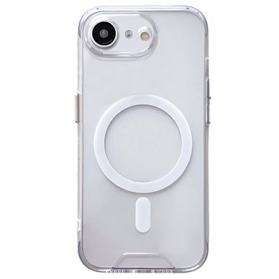 Чохол TPU Space Case with Magnetic Fit для Apple iPhone 16e / 17e (6.1") Прозорий