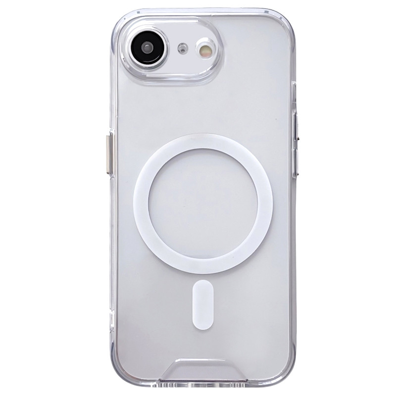 Чохол TPU Space Case with Magnetic Fit для Apple iPhone 16e / 17e (6.1") Прозорий