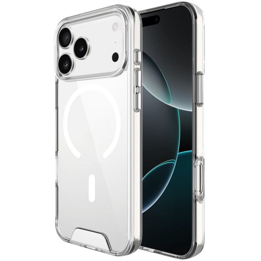 Чохол TPU Space Case with Magnetic Fit для Apple iPhone 17 Pro Max (6.9") Прозорий