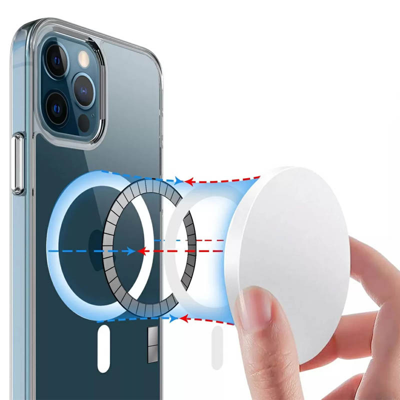 Чохол TPU Space Case with Magnetic Fit для Apple iPhone 11 Pro Max (6.5") Прозорий