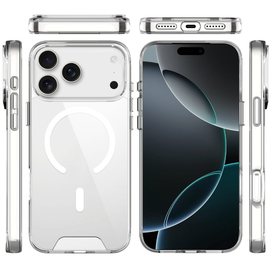 Чохол TPU Space Case with Magnetic Fit для Apple iPhone 17 Pro Max (6.9") Прозорий