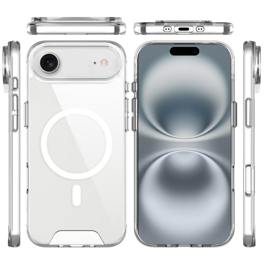 Чохол TPU Space Case with Magnetic Fit для Apple iPhone 17 Air (6.5") Прозорий