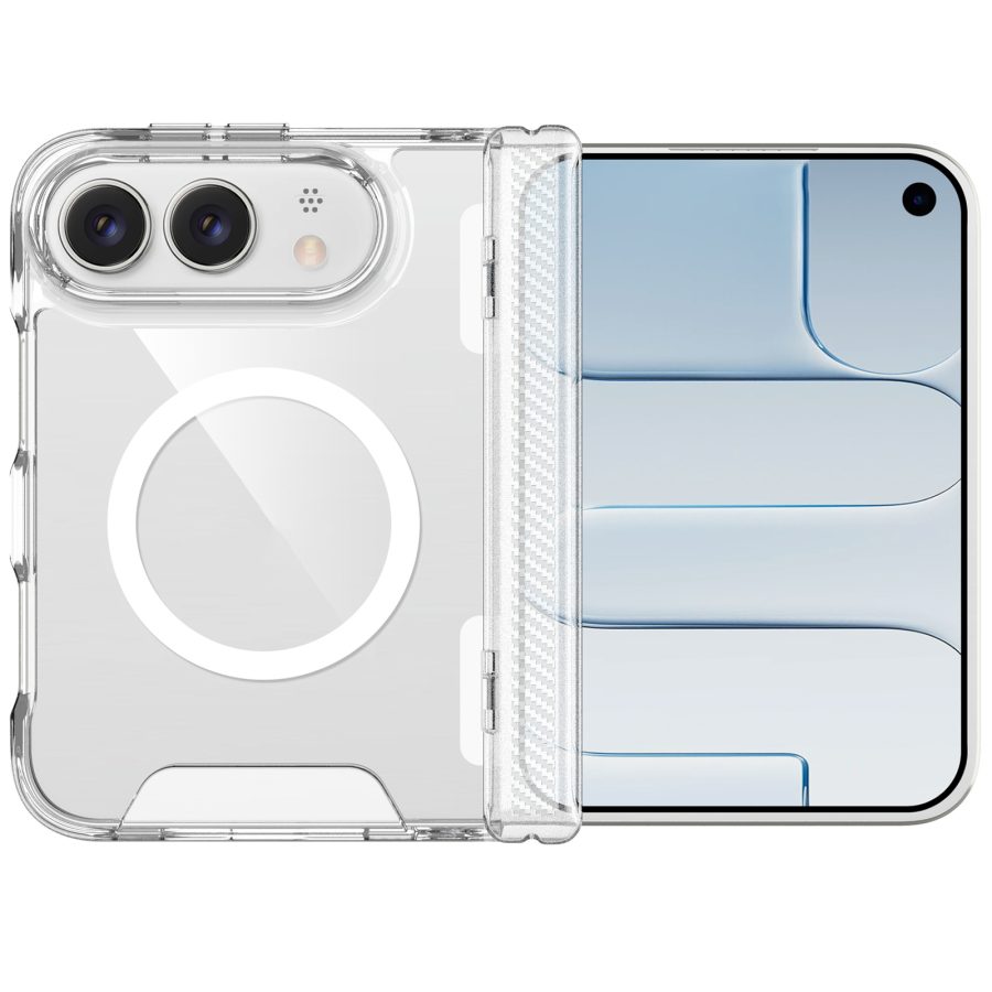 Чохол TPU Space Case with Magnetic Fit для Apple iPhone Duo (5.4/7.6") Прозорий