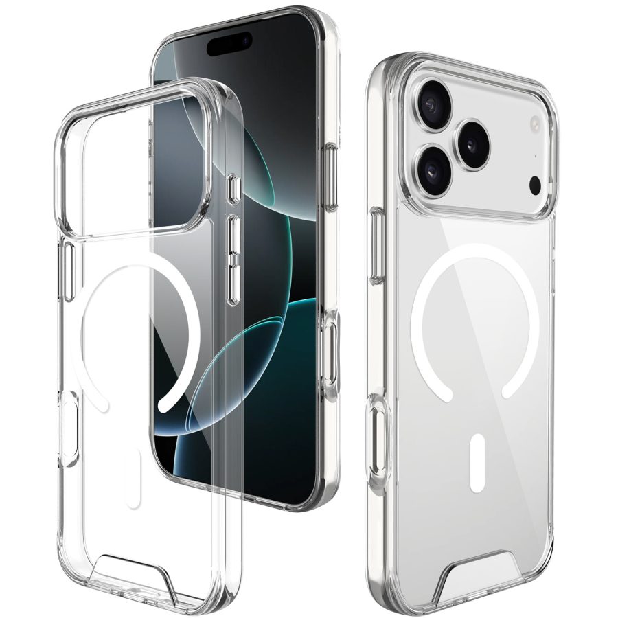Чохол TPU Space Case with Magnetic Fit для Apple iPhone 17 Pro Max (6.9") Прозорий