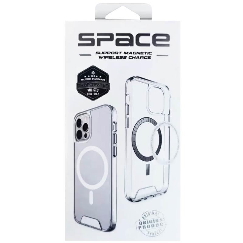 Чохол TPU Space Case with Magnetic Fit для Apple iPhone 16 Plus (6.7") Прозорий