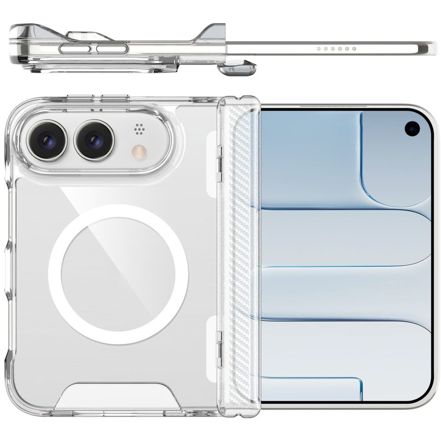 Чохол TPU Space Case with Magnetic Fit для Apple iPhone Duo (5.4/7.6") Прозорий