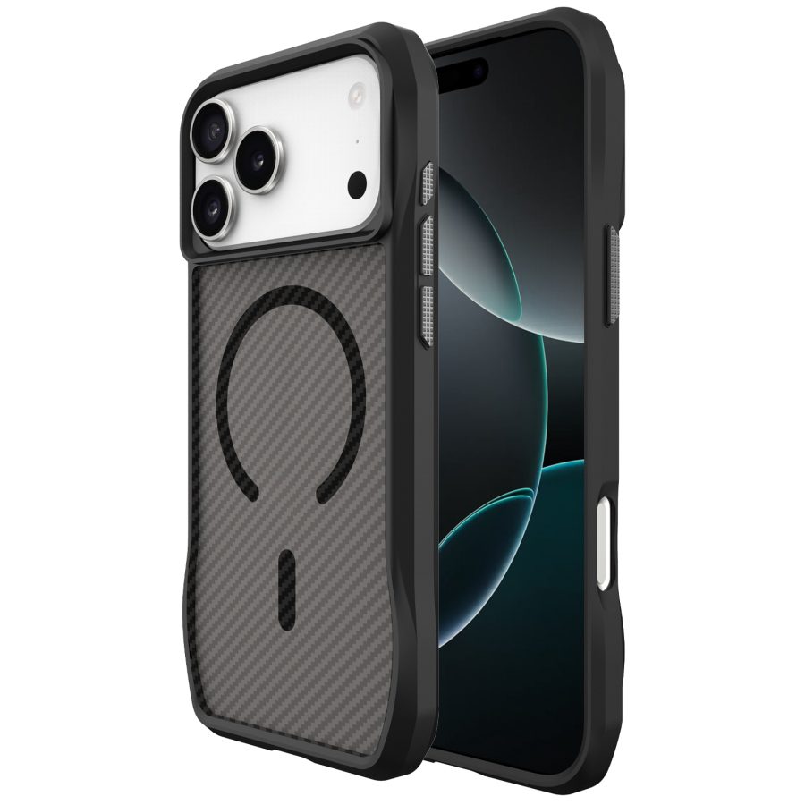 Чохол TPU Space Octagon with Magnetic Fit для Apple iPhone 17 Pro (6.3") Carbon Black