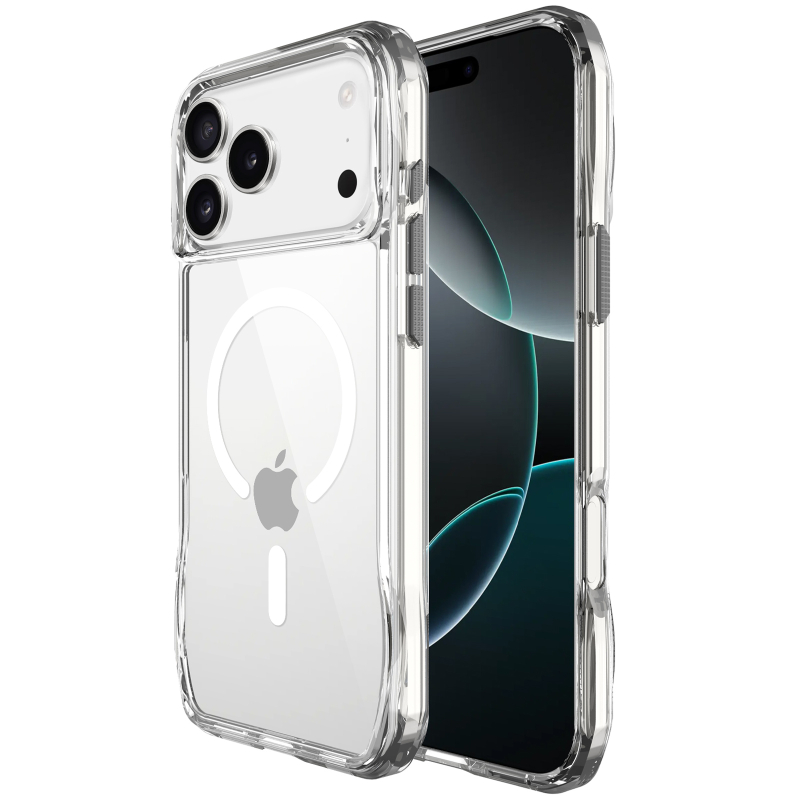 Чохол TPU Space Octagon with Magnetic Fit для Apple iPhone 17 Pro / 18 Pro (6.3") Clear