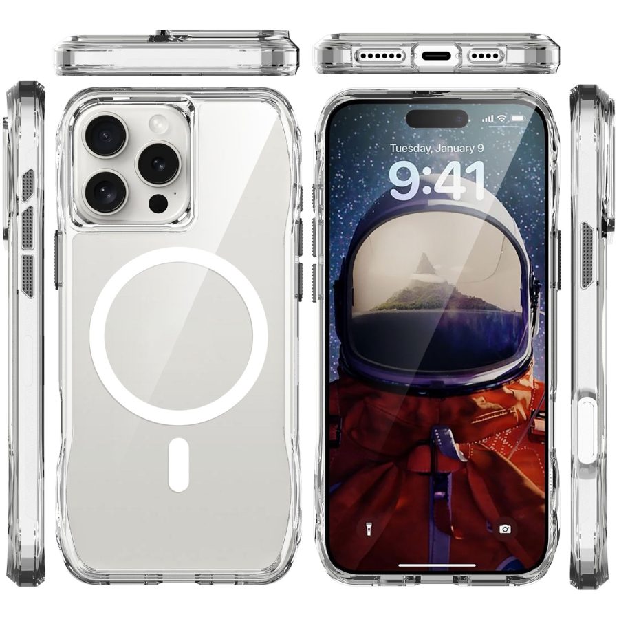 Чохол TPU Space Octagon with Magnetic Fit для Apple iPhone 16 Pro (6.3")