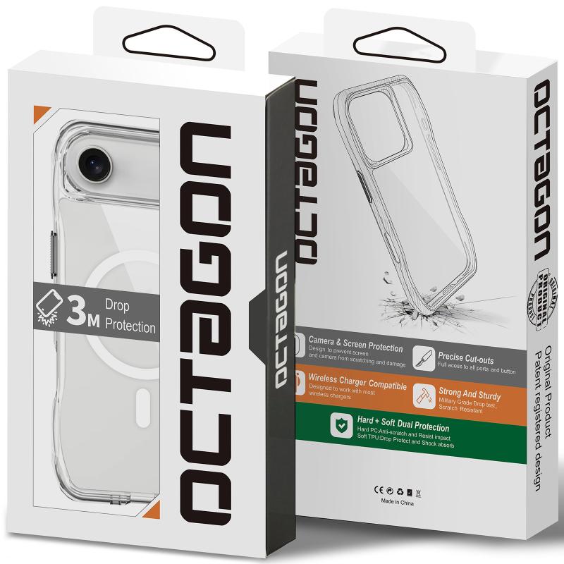 Чохол TPU Space Octagon with Magnetic Fit для Apple iPhone 17 Air (6.5")
