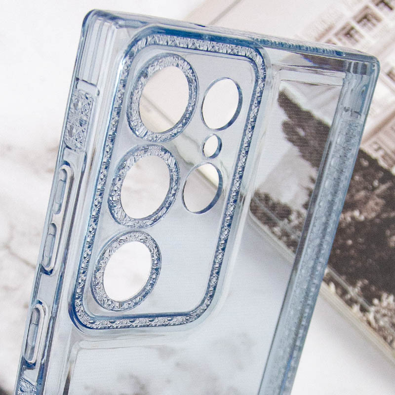 Чохол TPU Starfall Clear для Samsung Galaxy S23 Ultra Блакитний