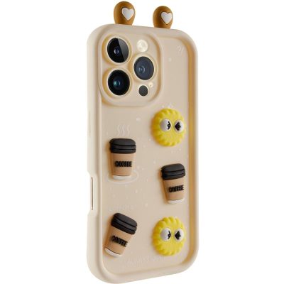 Чохол TPU Toys Case with Ears для Apple iPhone 16 Pro (6.3")