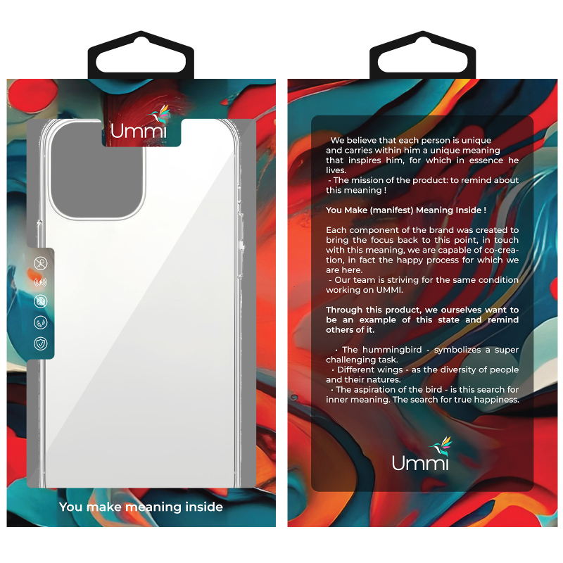 Чохол TPU Ummi transparent для Apple iPhone 15 (6.1") Clear