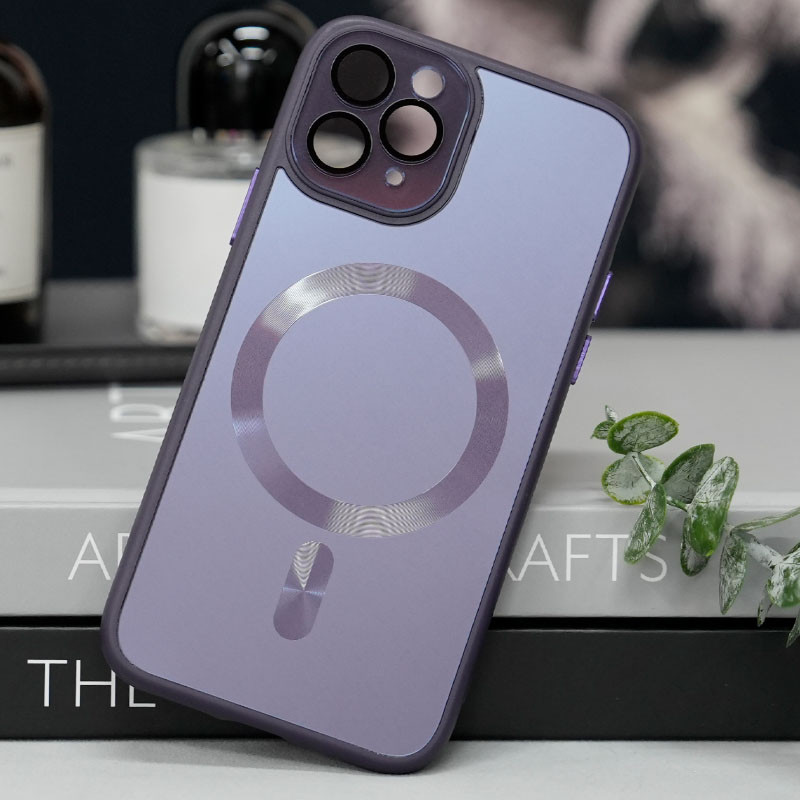 Чохол TPU + Glass Sapphire Midnight with Magnetic Fit для Apple iPhone 12 Pro Max (6.7″)