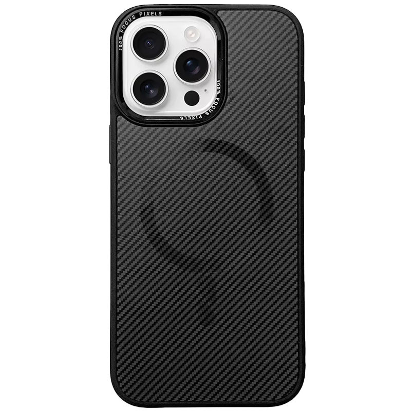 Чохол TPU + PC Carbon Mirage with Magnetic Fit для Apple iPhone 16 Pro Max (6.9″)