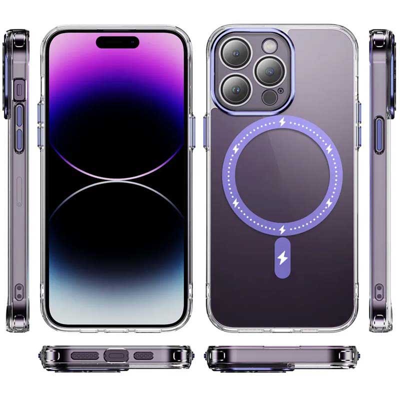 Чохол TPU + PC Colorful with Magnetic Fit для Apple iPhone 13 Pro (6.1″)