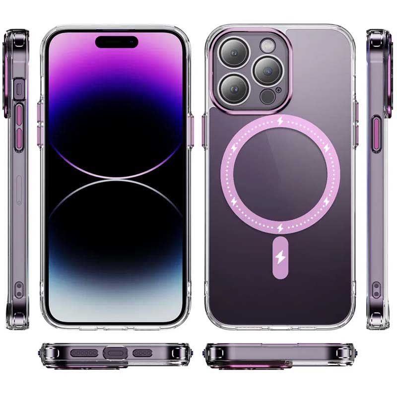 Чохол TPU + PC Colorful with Magnetic Fit для Apple iPhone 14 Pro (6.1″)