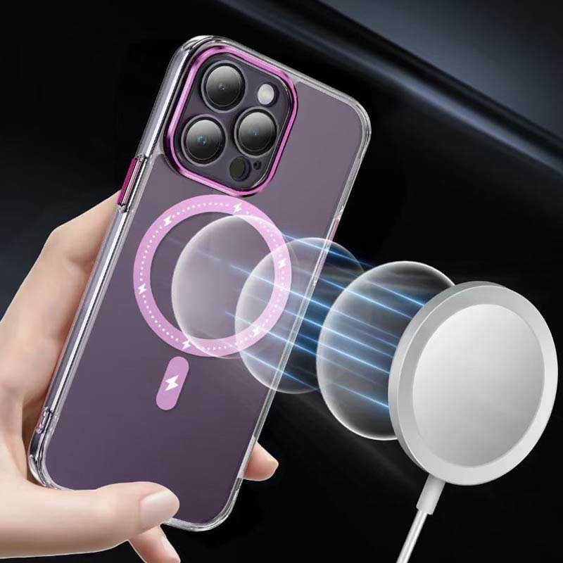 Чохол TPU + PC Colorful with Magnetic Fit для Apple iPhone 14 Pro (6.1″)