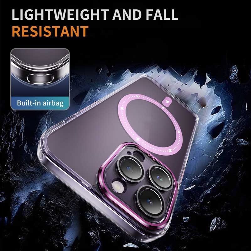 Чохол TPU + PC Colorful with Magnetic Fit для Apple iPhone 14 Pro (6.1″)