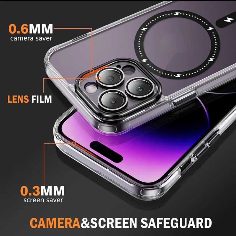 Чохол TPU + PC Colorful with Magnetic Fit для Apple iPhone 12 Pro Max (6.7″)